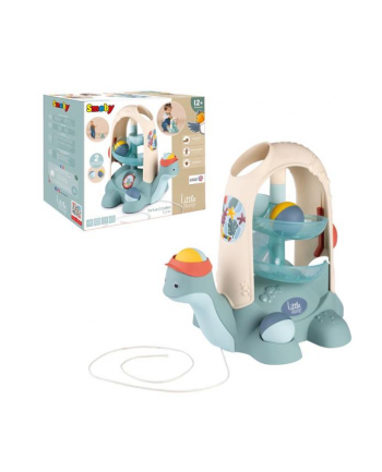Żółw do ciągnięcia ze zjeżdżalnią piłeczek Little SMOBY 140310 nr 1