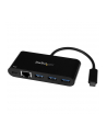 startech 3PT USB 30 C HUB + GBE PD 20/20 - TYPE C TO 3X A - USB 30 - nr 2