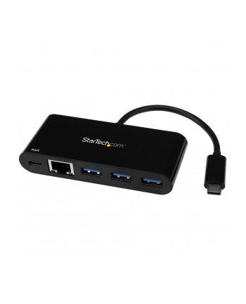 startech 3PT USB 30 C HUB + GBE PD 20/20 - TYPE C TO 3X A - USB 30