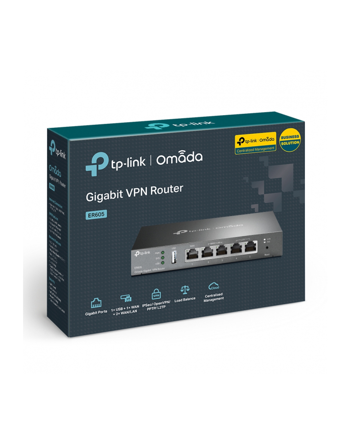 tp-link GIGABIT MULTI-WAN VPN ROUTER 1X/GB WAN 3X GB LAN/WAN 1X LAN główny