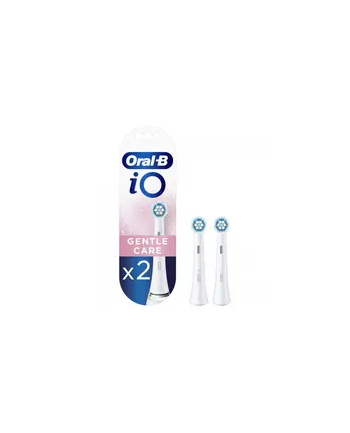 Oral-B Wymiana szczoteczki do zębów iO Delikatne głowice pielęgnacyjne Dla dorosłych Liczba główek szczoteczki w zestawie 2 Liczba trybów szczotkowania zębów Nie dotyczy Biały