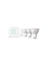 Philips Hue WCA Zestaw startowy 4,2W GU10 3szt, mostek, przełącznik - nr 1