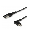 startech ANGLED LIGHTNING TO USB CABLE/CABLE-APPLE MFI CERTIFIED-BLACK - nr 1