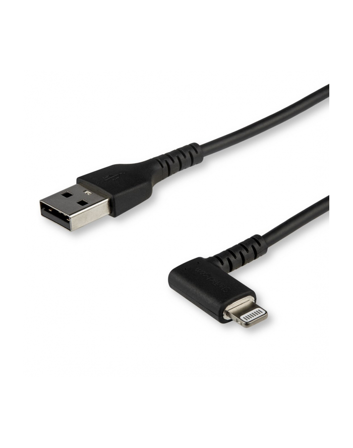 startech ANGLED LIGHTNING TO USB CABLE/CABLE-APPLE MFI CERTIFIED-BLACK główny