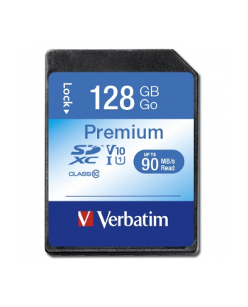 Karta pamięci SDXC Verbatim Premium U1 128GB (90 MB/s) Class 10 UHS-1 V10