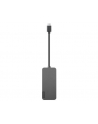 Hub 4-portowy USB-C/4xUSB-A Lenovo (czarny) - nr 1