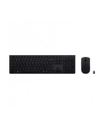 Lenovo | Profesjonalna bezprzewodowa ładowalna klawiatura i mysz combo | Zestaw klawiatury i myszy | Łączność bezprzewodowa | Mysz w zestawie | litewski | Łączność Bluetooth | Szary