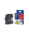 bczerwonyher TZE-451 LAMINATED TAPE 24MM 8M/BLACK ON RED - nr 10