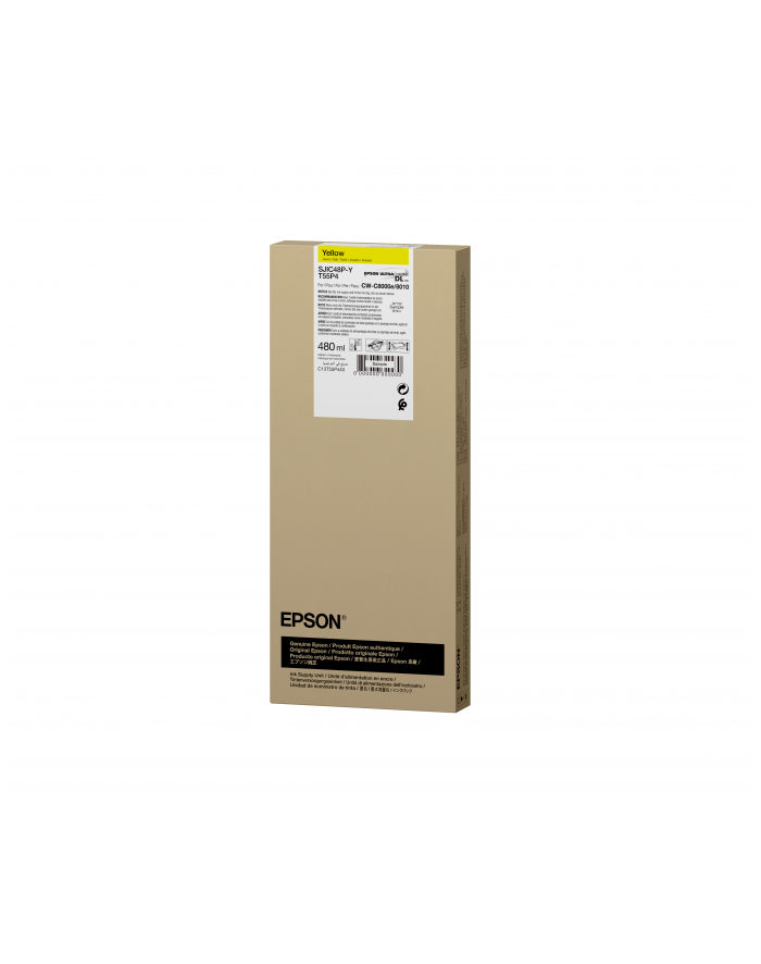 epson SJIC48P-Y INK CARTRIDGE CW/C8000E YELLOW główny