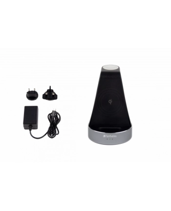 verbatim WCS-01 ALU 2-IN-1 QI MFI WIRELE/+ APPLE WATCH CHARGER