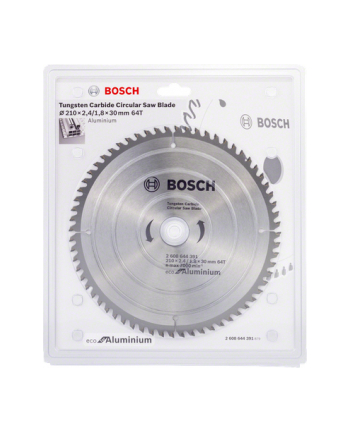 bosch PIŁA DO ALUMINIUM 210x30mm 64-ZĘBY ECO