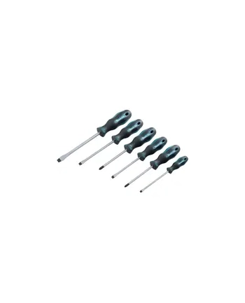 MAKITA ZESTAW WKRĘTAKÓW 6szt (SL4,0 x 100 / SL5,5 x 100 / SL6,5 x 100 / SL8 x 100 / PH1 x 100 / Ph2 x 100)