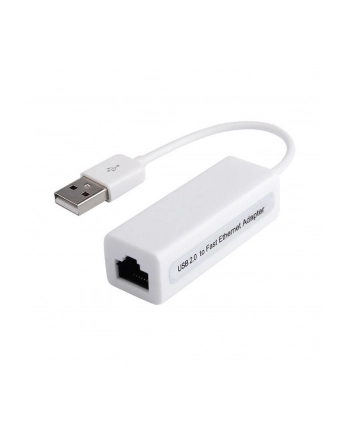 PREMIUMCORD  ADAPTER USB 2.0 NA LAN RJ45 ETHERNET 10/100 MBIT, USB 2.0 TYP A NA ETHERNET, 100 MBIT, KOLOR BIAŁY  ()