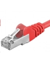 Premiumcord patch kabel cat6a s-ftp, rj45-rj45, awg 26/7 10m czerwony - nr 1