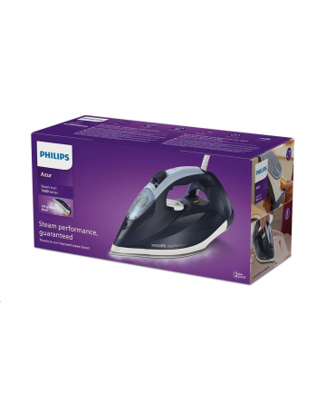 Philips | DST7030/20 | Żelazko parowe | 2800 W | Pojemność zbiornika na wodę 300 ml | Ciągła para 50 g/min | Wydajność silnego uderzenia pary 250 g/min | Ciemnoniebieski