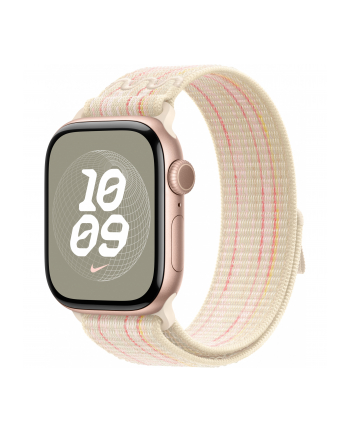 apple Opaska sportowa Nike w kolorze księżycowej poświaty/różowym do koperty 40 mm