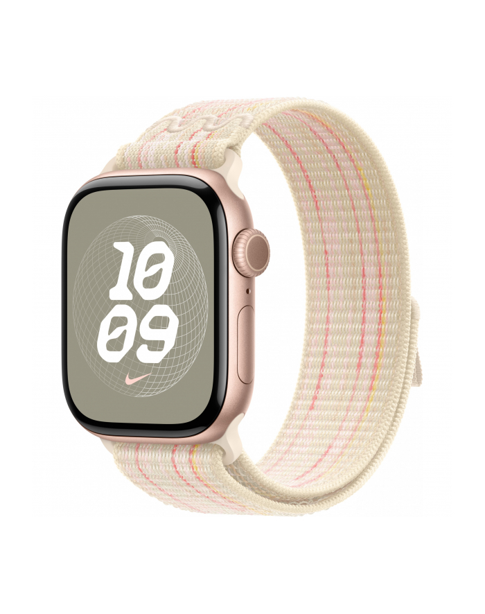 apple Opaska sportowa Nike w kolorze księżycowej poświaty/różowym do koperty 40 mm główny
