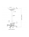 neomounts Uchwyt sufitowy do projektora CL25-540BL1 - nr 17