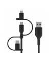 belkin BOOST CHARGE UNIV CHARG CABLE/LIGHT/MICRO-USB/USB-C TO-A 1M BL - nr 1