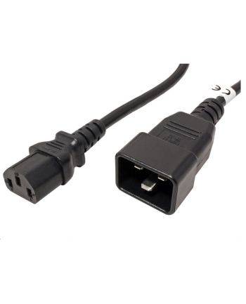 Premiumcord Kabel síťový propojovací 230V 10A 2m, konektory IEC 320 C13 - IEC 320 C20 (PRC)