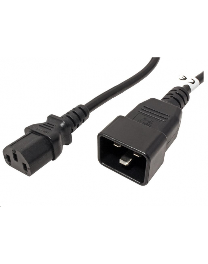 Premiumcord Kabel síťový propojovací 230V 10A 2m, konektory IEC 320 C13 - IEC 320 C20 (PRC) główny