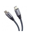 PREMIUMCORD  KABEL POŁĄCZENIOWY USB-C 3.2 GEN 2X2, KABEL DANYCH SUPERSPEED DO 20 GBIT/S, KABEL ŁADUJĄCY DO 5A, ZŁĄCZE USB 3.2 GENERACJI 2X2 TYPU C, KO - nr 3