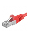 Premiumcord patch kabel cat6a s-ftp, rj45-rj45, awg 26/7 10m czerwony - nr 2