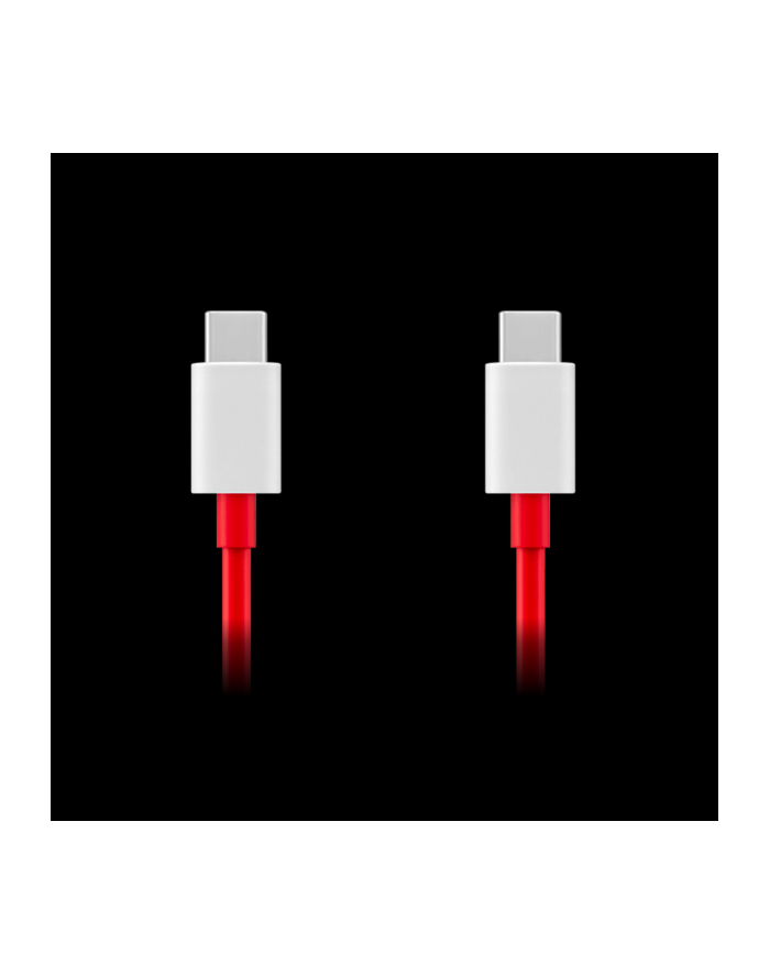 OnePlus Kabel Warp Charge Typ-C do Typ-C 1m Czerwony (5481100047) główny