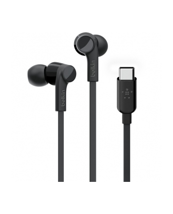 BELKIN ROCKSTAR INEAR HEADPHONE/WITH USB-C CONNECTOR BLACK
