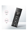 axagon EEM2-GTS2 Obudowa zewnętrzna aluminiowa bezśrubowa USB-C 3.2 Gen 2 M.2 NVMe ' SATA SSD + USB-A - USB-C redukcja - nr 15