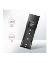 axagon EEM2-GTS2 Obudowa zewnętrzna aluminiowa bezśrubowa USB-C 3.2 Gen 2 M.2 NVMe ' SATA SSD + USB-A - USB-C redukcja - nr 31