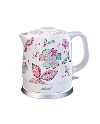 feel-maestro Ceramiczny czajnik elektryczny 1,5l 1500W MR-068-FLOWERS