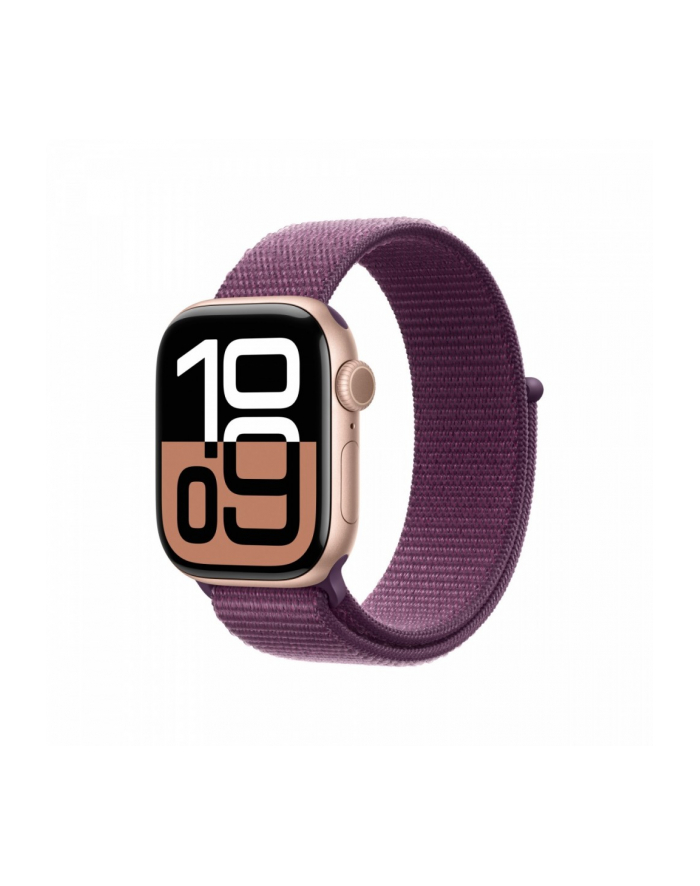 apple Opaska sportowa w kolorze dojrzałej śliwki do koperty 42 mm główny