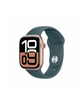 apple Pasek sportowy w kolorze górskiego jeziora do koperty 42 mm - rozmiar M/L