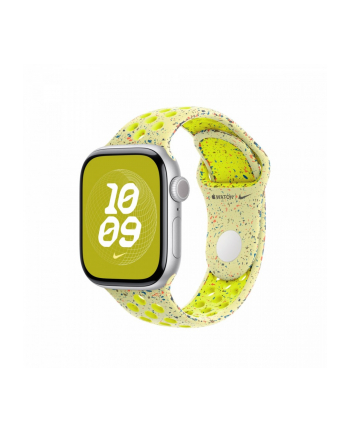 apple Pasek sportowy Nike w kolorze promiennym zielonożółtym do koperty 42 mm - rozmiar M/L