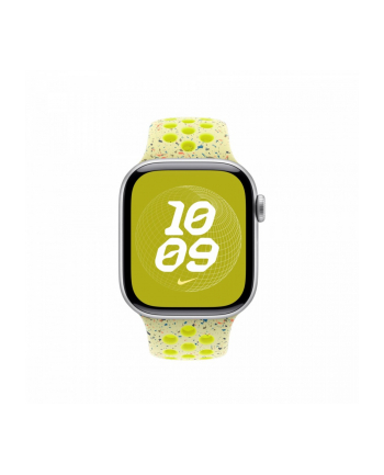 apple Pasek sportowy Nike w kolorze promiennym zielonożółtym do koperty 42 mm - rozmiar M/L