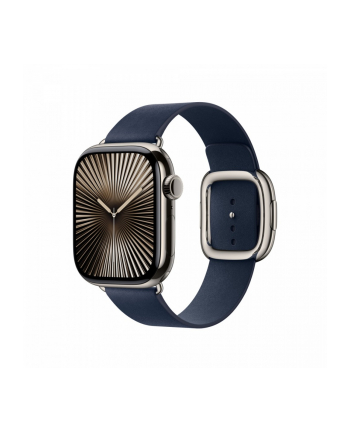apple Pasek w kolorze głębinowego błękitu z klamrą nowoczesną do koperty 42 mm - rozmiar S