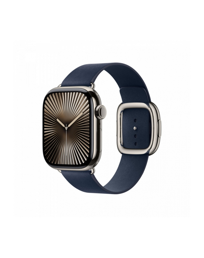 apple Pasek w kolorze głębinowego błękitu z klamrą nowoczesną do koperty 42 mm - rozmiar S główny
