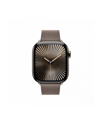 apple Pasek w kolorze szarobrązowym z klamrą nowoczesną do koperty 42 mm - rozmiar S