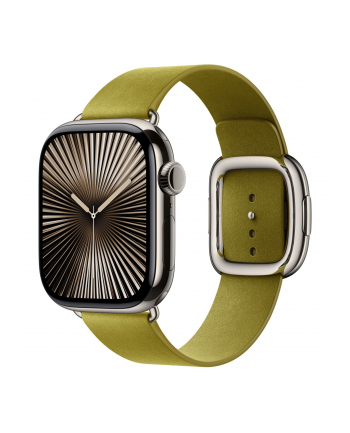 apple Pasek w kolorze zieleni Chartreuse z klamrą nowoczesną do koperty 42 mm - rozmiar M