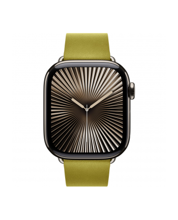 apple Pasek w kolorze zieleni Chartreuse z klamrą nowoczesną do koperty 42 mm - rozmiar M