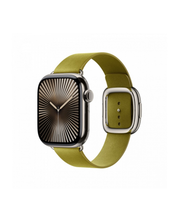 apple Pasek w kolorze zieleni Chartreuse z klamrą nowoczesną do koperty 42 mm - rozmiar L