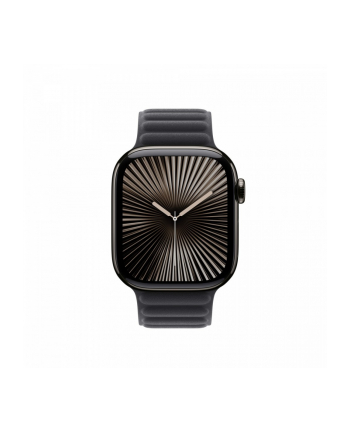 apple Pasek karbowany magnetyczny w kolorze czarnym do koperty 42 mm - rozmiar S/M