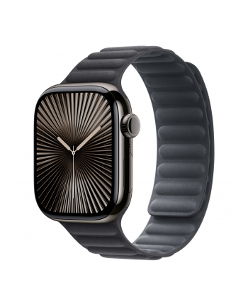 apple Pasek karbowany magnetyczny w kolorze czarnym do koperty 42 mm - rozmiar S/M