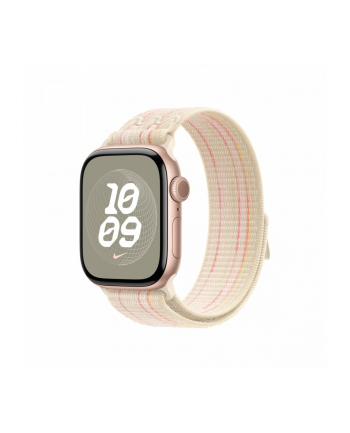 apple Opaska sportowa Nike w kolorze księżycowej poświaty/różowym do koperty 42 mm