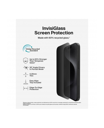 belkin Szkło ochronne ScreenForce Invisiglass Privacy iPhone 16pro Max