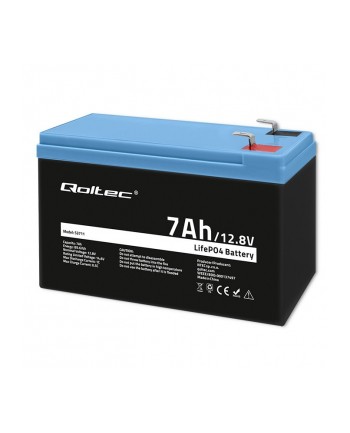 qoltec Akumulator LiFePO4 Litowo-Żelazowo-Fosforanowy | 12.8V |  7Ah |  89.6Wh | BMS