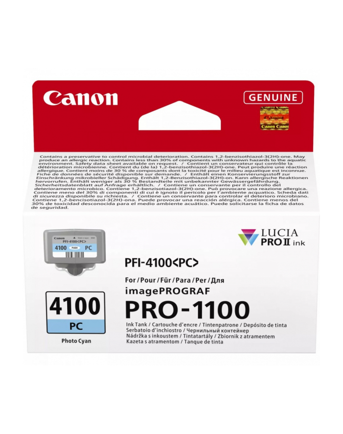 canon Tusz PFI-4100 PC Photo Cyan 6781C001 główny