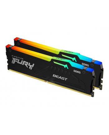 kingston Pamięć DDR5 Fury Beast Bla RGB  32GB(2*16GB)/6000  CL36