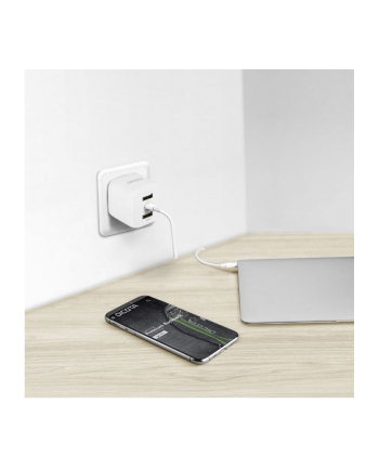 dicota Ładowarka GaN 32W 2xUSB-A 1xUSB-C biała